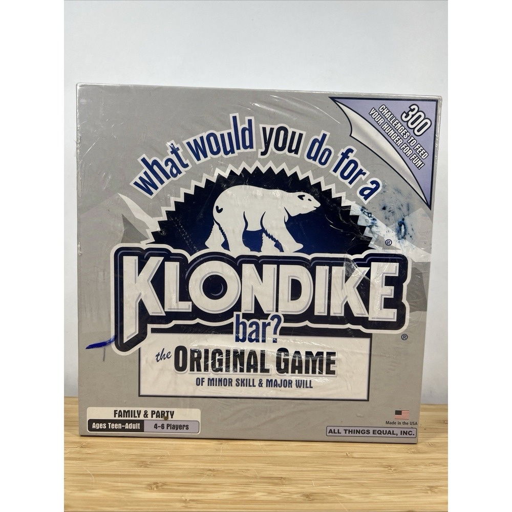 NIB What Would You Do For A Klondike Bar? The‎ Original Board Game. New & Sealed